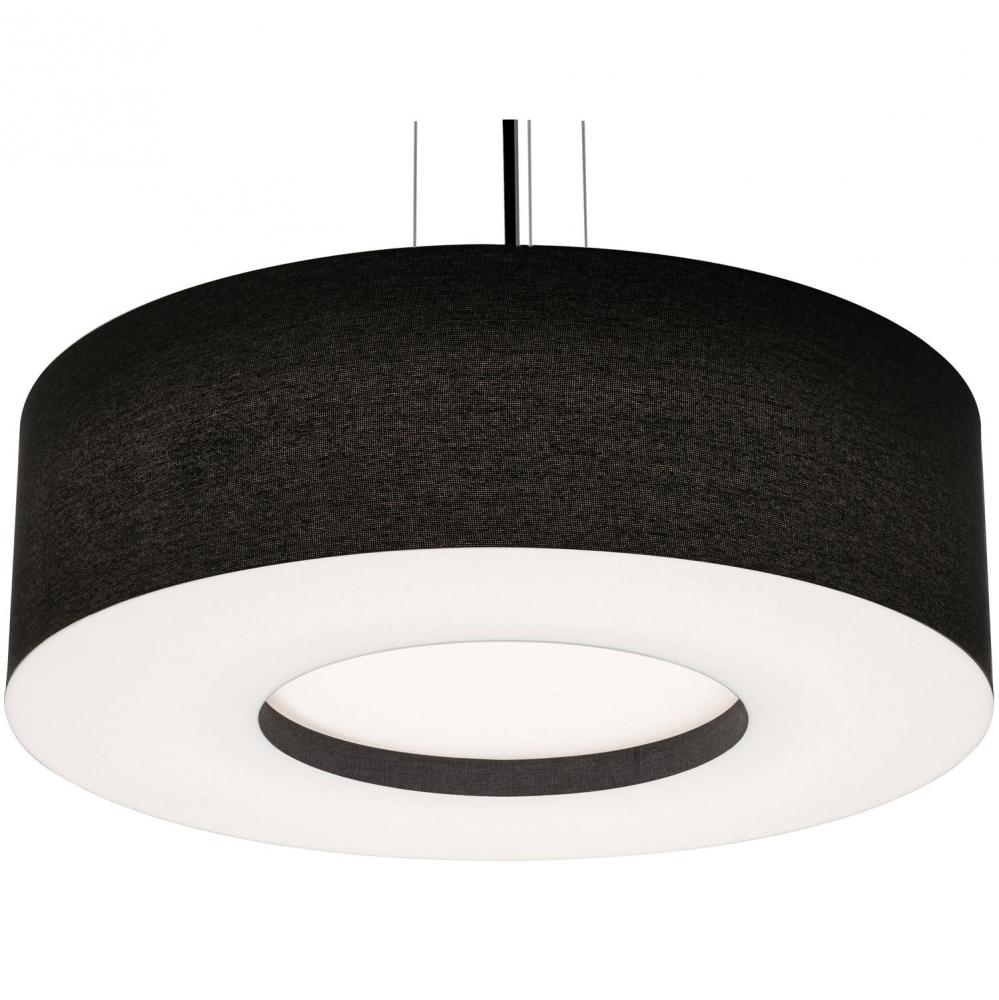 Montclair 30'' Med Base Pendant,BK w/ BK