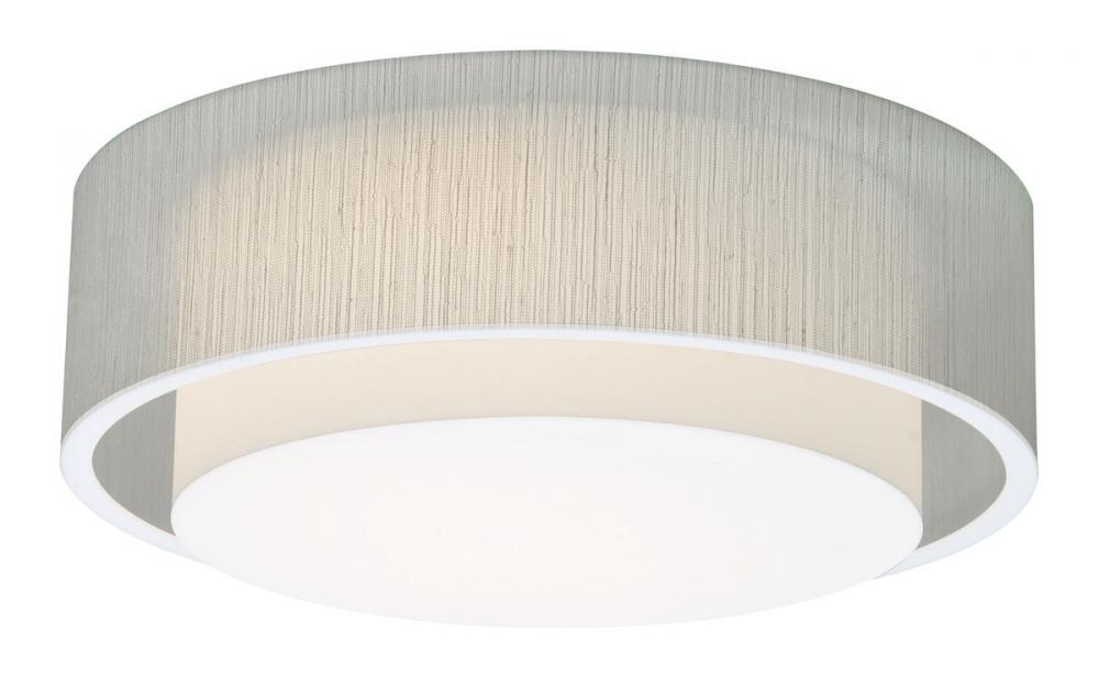 Sanibel 18'' LED Flush,120-277V,3 CCT,JT,JT,BB