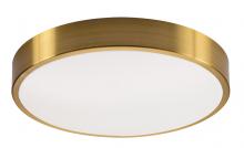 AFX Lighting, Inc. OTVF1932LAJD1SB-BB - Octavia 19in Flush,120V,AJ CCT,S Brass,Battery