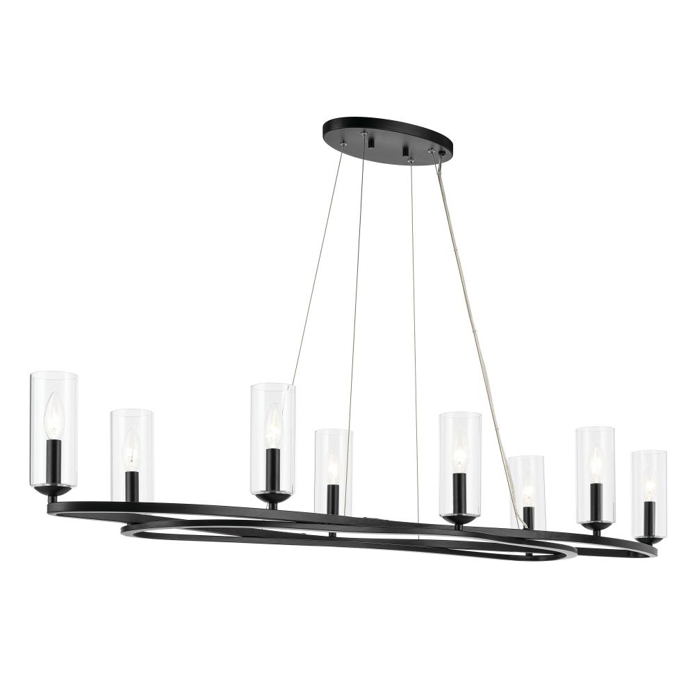 Oval Chandelier 8Lt