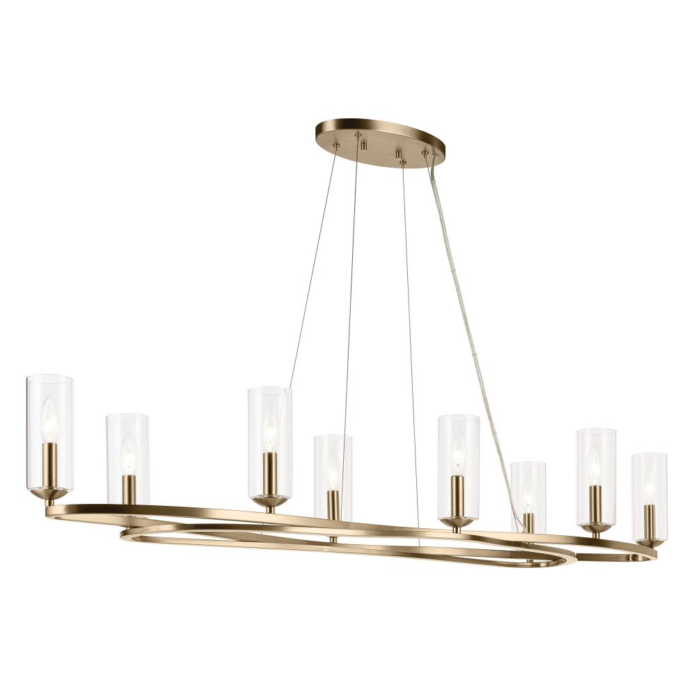 Oval Chandelier 8Lt