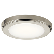 Kichler 44244NILED30 - Zeo 3000K LED 7" Round Flush Mount Brushed Nickel
