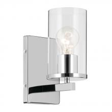 Kichler 45495CHCLR - Crosby 4.5" 1-Light Wall Sconce with Clear Glass in Chrome