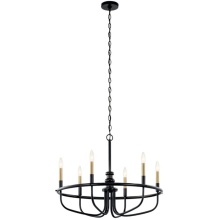 Kichler 52304BK - Chandelier 6Lt