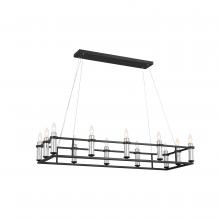 Kichler 52492BK - Linear Chandelier 12Lt