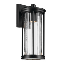 Kichler 59023BKDS - Barras Outdoor Wall Medium