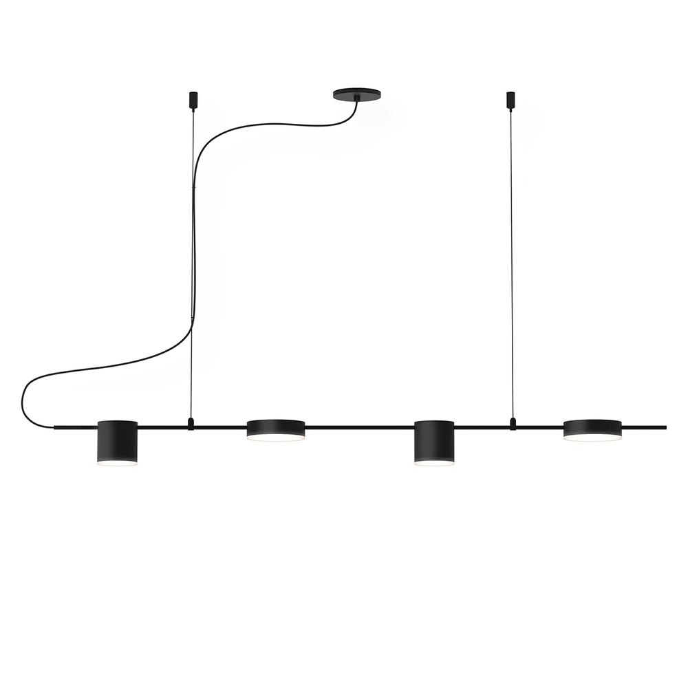 4-Light LED Linear Pendant