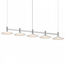 Sonneman 1785.16-CON - 5-Light Linear Pendant w/Shallow Cone Shades