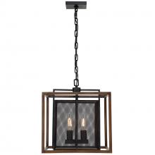 Varaluz 285P02DOBL - Rio Lobo 2-Lt Pendant - Dark Oak/Black