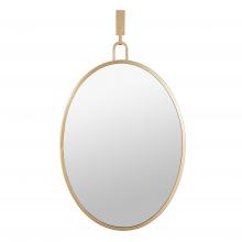 Varaluz 4DMI0111 - Stopwatch 22x30 Oval Powder Room Mirror - Gold