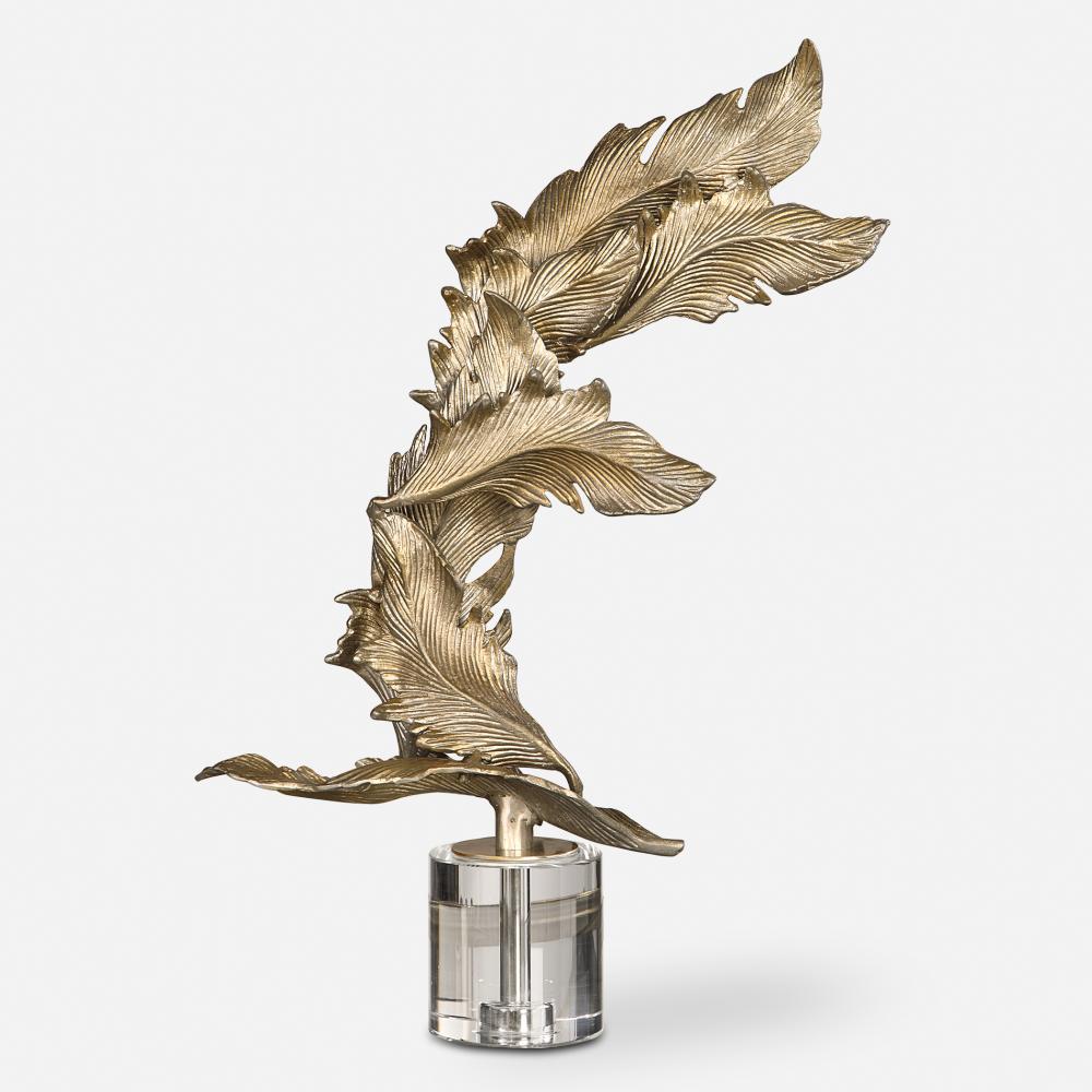 Fall Leaves Champagne Sculpture