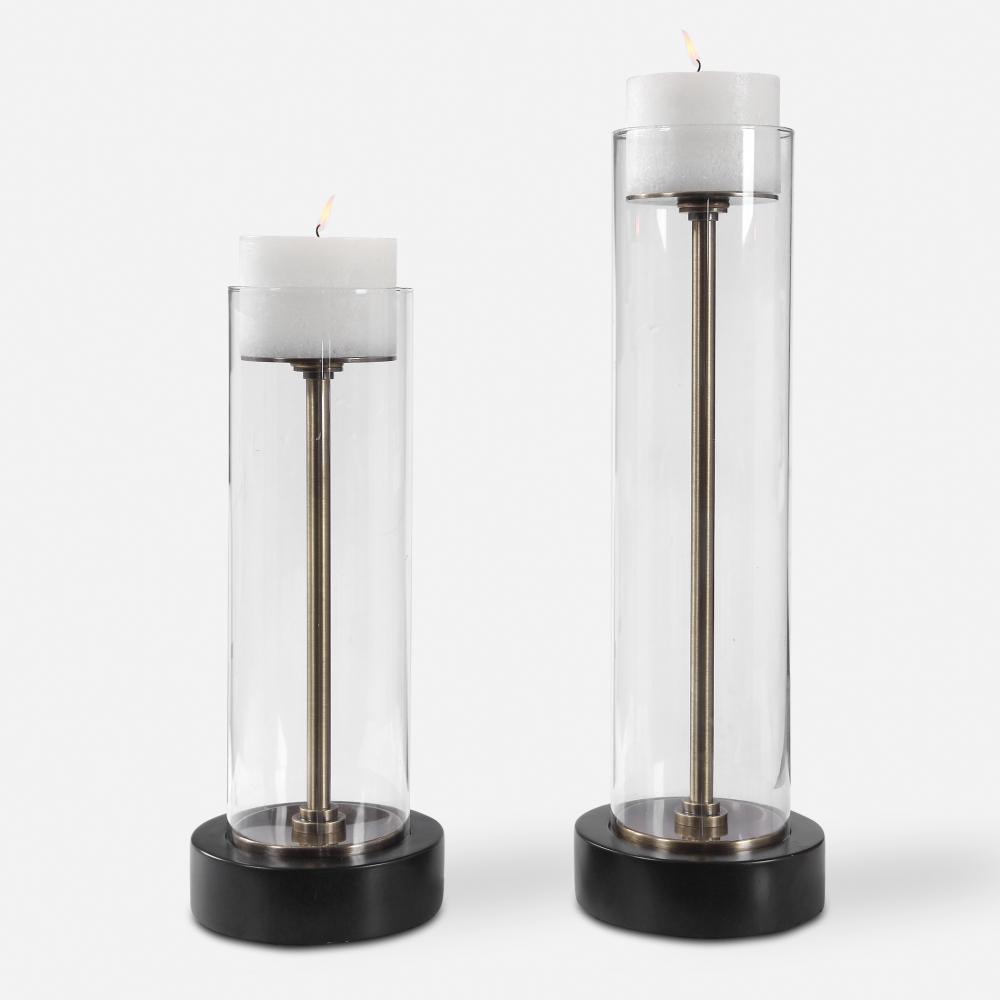 Uttermost Charvi Candleholders, S/2