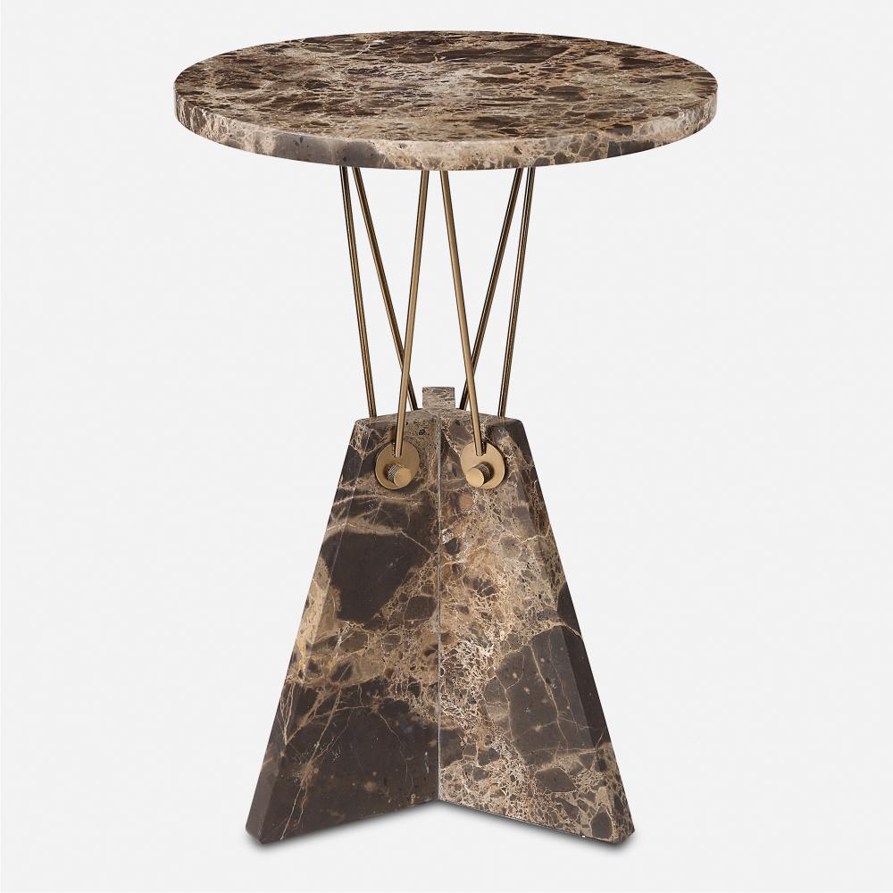 Uttermost Levitate Marble Accent Table