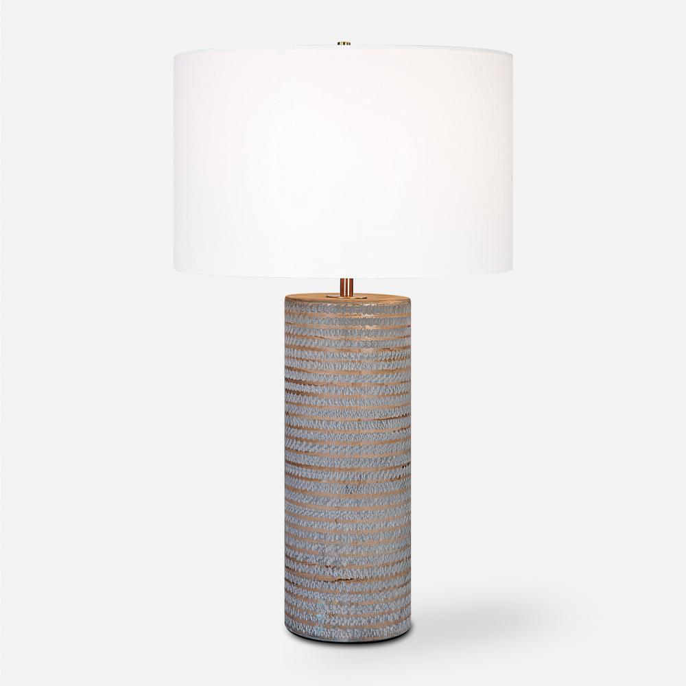 Monolith Gray Table Lamp