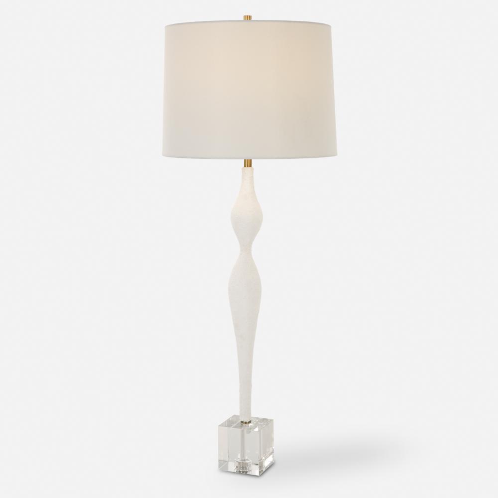 Uttermost Helena Slender White Table Lamp