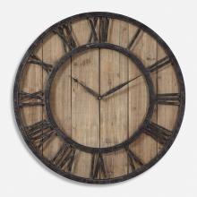 Uttermost 06344 - Uttermost Powell Wooden Wall Clock