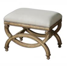 Uttermost 23052 - Uttermost Karline Natural Linen Small Bench