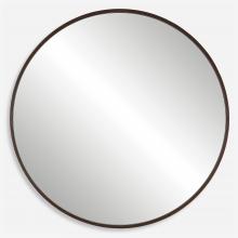 Uttermost 09869 - Eden Mahogany Round Mirror