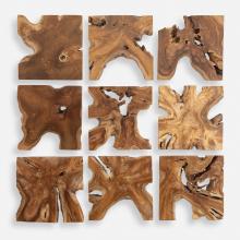 Uttermost 04379 - Uttermost Talia Wood Wall Decor, S/9