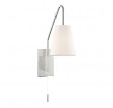  9-0900CP-1-SN - Owen 1-Light Adjustable Wall Sconce in Satin Nickel