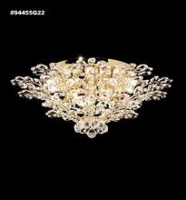 James R Moder 94455S0GT - Florale Collection Flush Mount