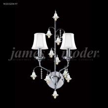 James R Moder 96321AG22E-97 - Murano Collection 2 Light Wall Sconce