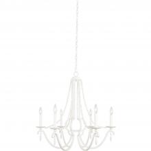 Kalco 507270DW - Acadia 6 Light Chandelier