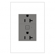 Legrand WNAR203M1 - adorne® 20A Smart Outlet with Netatmo, Plus-Size, Magnesium