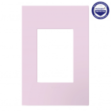 Legrand AWP1G3RA - adorne® Rosa One-Gang Screwless Wall Plate with Microban®