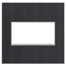 Legrand AWM2GRG4 - adorne? Rustic Grey Two-Gang Screwless Wall Plate