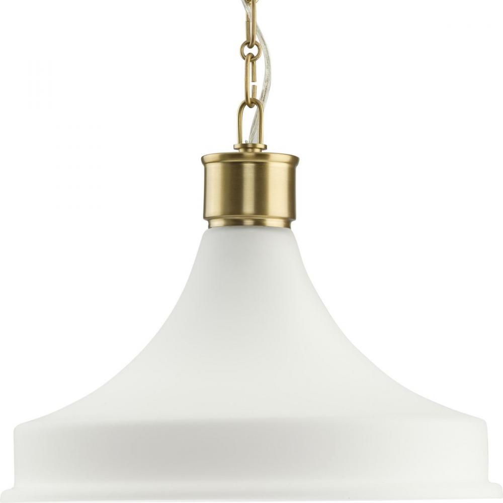 Graelyn 60W 1-Light Brushed Gold New Traditional Pendant