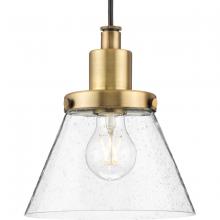 Progress P500382-163 - Hinton Collection One-Light Brushed Nickel Modern Farmhouse Pendant