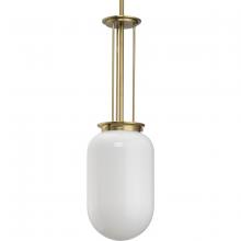 Progress P500476-191 - Alisse 60W 1-Light Brushed Gold New Traditional Pendant