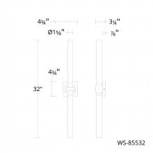 WAC US WS-85532-27-AB - Ripple Bath & Wall Sconce