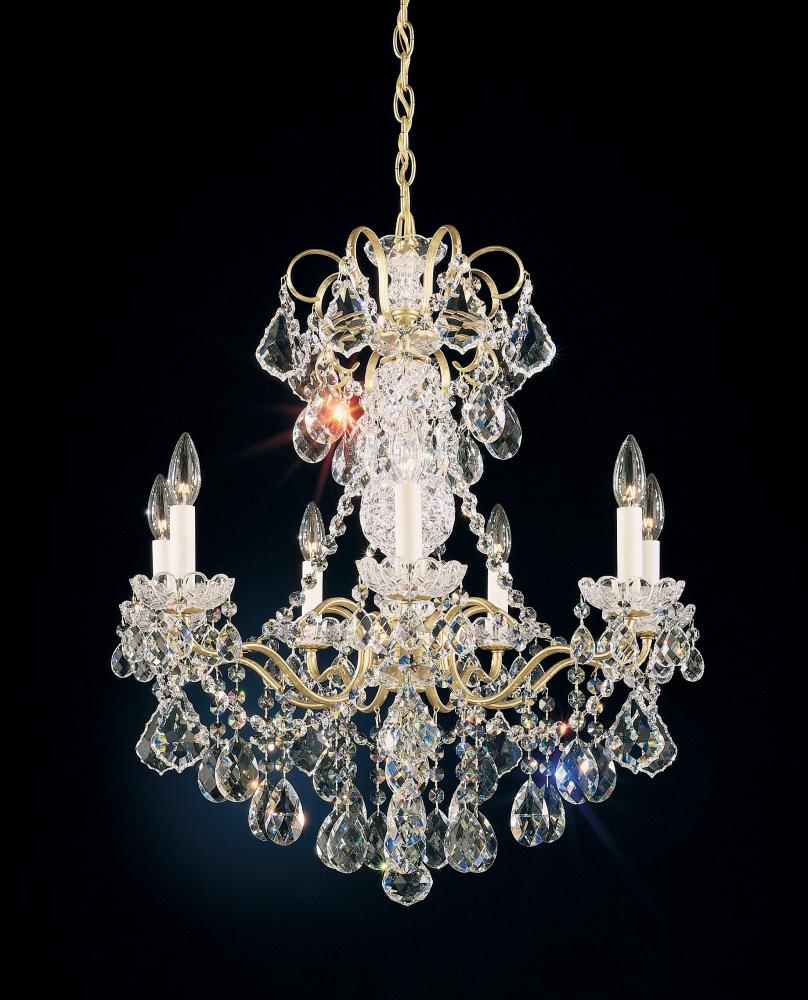 New Orleans 7 Light 120V Chandelier in Aurelia with Radiance Crystal