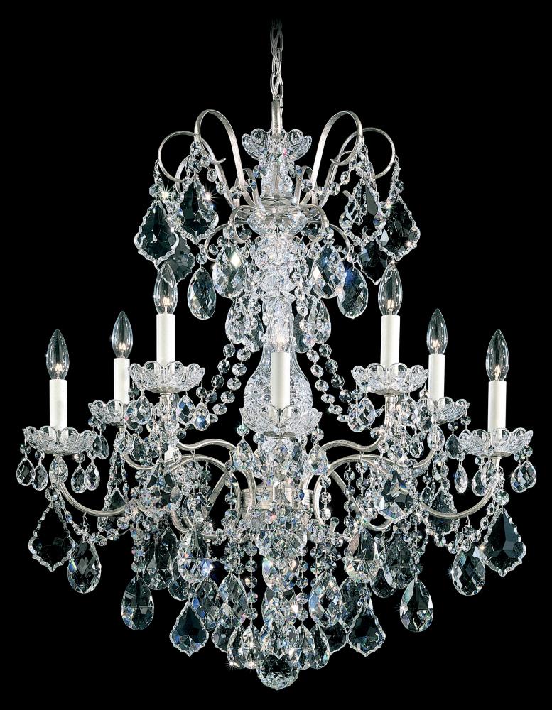 New Orleans 10 Light 120V Chandelier in Aurelia with Clear Radiance Crystal