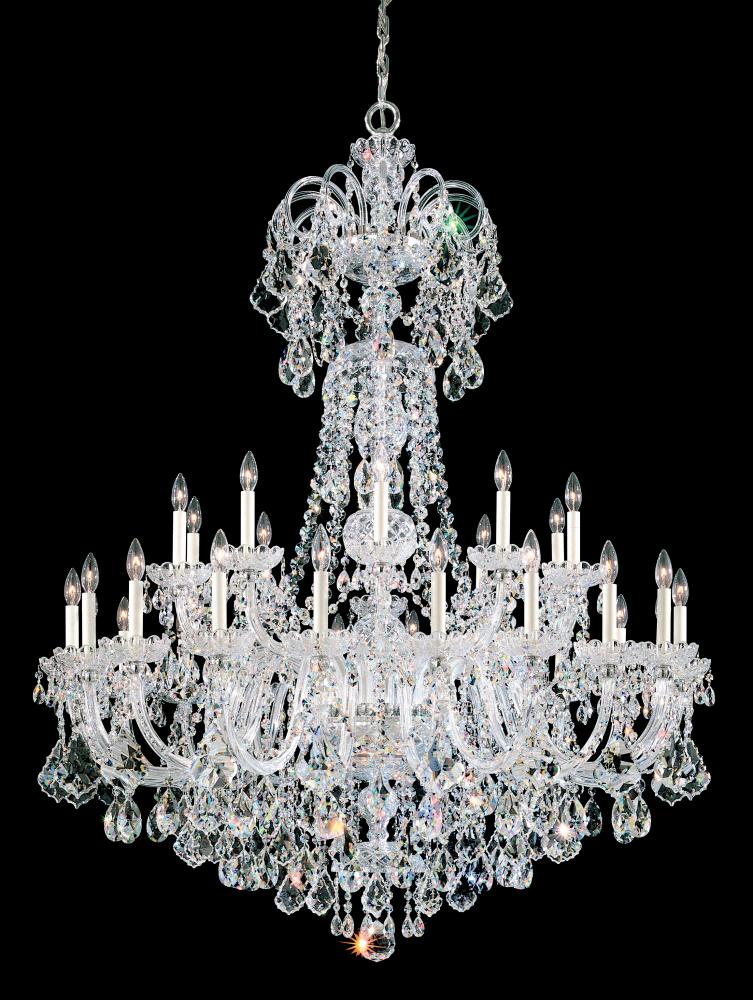 Olde World 35 Light 120V Chandelier in Aurelia with Radiance Crystal