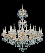 Schonbek 1870 5013-22R - La Scala 24 Light 120V Chandelier in Heirloom Gold with Radiance Crystal