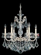 Schonbek 1870 5072-26R - La Scala 6 Light 120V Chandelier in French Gold with Radiance Crystal