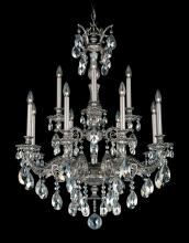 Schonbek 1870 5683-22R - Milano 12 Light 120V Chandelier in Heirloom Gold with Radiance Crystal