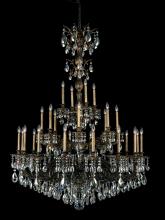 Schonbek 1870 5688-22R - Milano 28 Light 120V Chandelier in Heirloom Gold with Clear Radiance Crystal