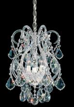 Schonbek 1870 6809-211R - Olde World 4 Light 120V Mini Pendant in Aurelia with Clear Radiance Crystal