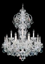 Schonbek 1870 6814-211R - Olde World 15 Light 120V Chandelier in Aurelia with Clear Radiance Crystal