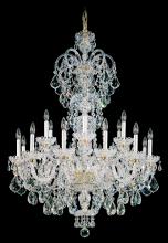 Schonbek 1870 6815-211R - Olde World 23 Light 120V Chandelier in Aurelia with Clear Radiance Crystal