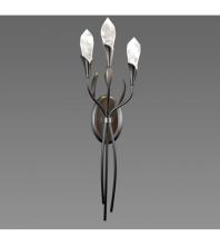 Schonbek 1870 S2428-47OH - Secret Garden 27in LED 3500K 120V-277V Wall Sconce in Antique Pewter with Optic Haze Quartz