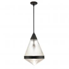  10395PRBK - Hargreaves-Single Pendant