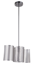 Craftmade 42091-BCH - Sircle 1 Light Mini Pendant in Black Chrome