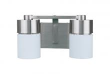 Craftmade 12314BNK2 - District 2 Light Vanity in Brushed Polished Nickel