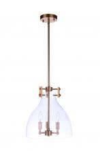 Craftmade 55893-SB - Chardonnay 3 Light Pendant in Satin Brass