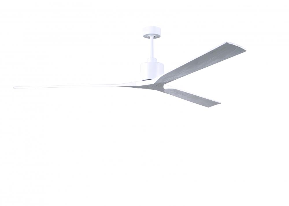 Nan XL 6-speed ceiling fan in Matte White finish with 90” solid matte white wood blades